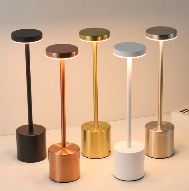 Mant Lighting MT-T1033 Modern Portable LED Table Lamp - Rechargeable Cordless with USB-C